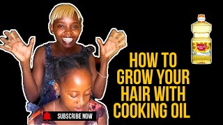 Natural Hair Growth Secrets Using Cooking Oil and Twisting Techniques [upl. by Sisenej]