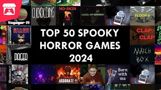 Itchios Top 50 Spooky Horror Games of 2024 [upl. by Dimphia]