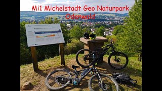 eMTB Mi1 Michelstadt alle Trails Geo Naturparkstrecke Odenwald [upl. by Kylah]