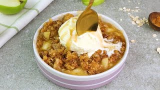 Crumble di mele la ricetta americana semplice e deliziosa [upl. by Kari624]