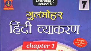 chapter 1 भाषा तथा व्याकरण class 7 gulmohar vyakaran vatikaarmy public school [upl. by Eirellam]