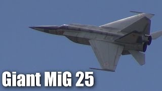 Huge MiG 25 RC jet [upl. by Hueston]