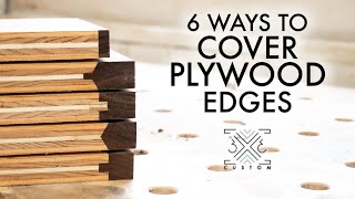 6 Ways to cover plywood edges  Which do you think is best [upl. by Wootan702]