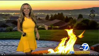 Shayla Girardin 1080p HD ❤️‍🔥 abc7news weather forecast viral [upl. by Ayouqes]