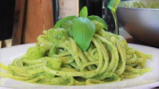 PESTO alla GENOVESE SENZA TANTE STORIE pasta al pesto alla genovese pasta pesto genovese [upl. by Denby]