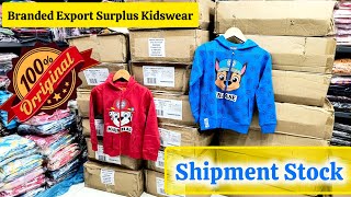 Cheapest Export Surplus Kidswear Mumbai Wholesale Market Kids export Surplus Garments [upl. by Niknar]