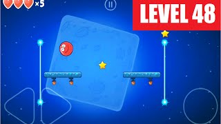 Red Ball 4 level 48 Walkthrough  Playthrough video [upl. by Nahgem]