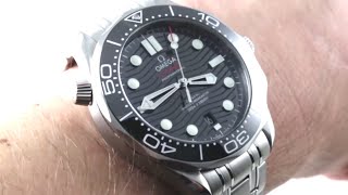 2018 OMEGA SEAMASTER DIVER 300M PROFESSIONAL STEEL 21030422001001 Luxury Watch Review [upl. by Fernandez]