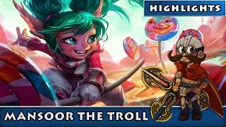 MANSOOR THE TROLL  League of Legends [upl. by Neelear198]