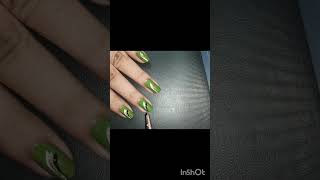 Swirl nail art at home for beginners 🏡🌼🏘️🏘️swirlnails youtube shorts [upl. by Sinegra]