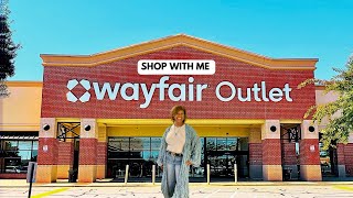 SHOP WITH ME WAYFAIR OUTLET homedecor discount furniture [upl. by Orual]