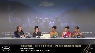 GRAND PRIX – Press Conference – PALMARES – English – Cannes 2024 [upl. by Pantheas]