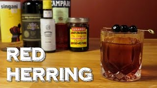 Red Herring  an Original Cocktail with Singani Coffee Liqueur amp Campari [upl. by Penelope]