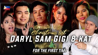 TOP Filipino SINGERS Waleska amp Efra react to Daryl Ong Sam Mangubat Katrina Velarde Gigi De Lana [upl. by Melburn]