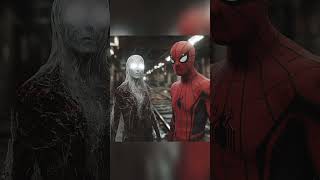 SpiderMan Helps a Ghost avengers spiderman ai aiart shorts [upl. by Earazed74]