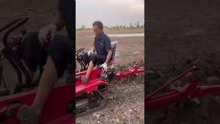 Chinese Mini Crawler Tractor with Plow Machine for Sale [upl. by Tayib]