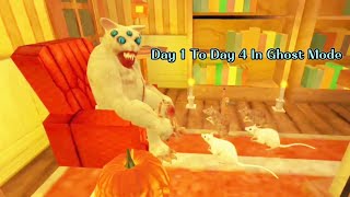 Cat Fred Evil Pet In Day 1 To Day 4 Full Gameplay In Ghost Mode [upl. by Suoivatco]