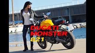 Ducati Monster 821  Test ride [upl. by Karmen]