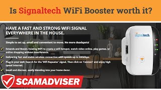 Signaltech WiFi Booster reviews Is it scam or legit WiFi Booster Can it speed up your Internet [upl. by Stewardson]