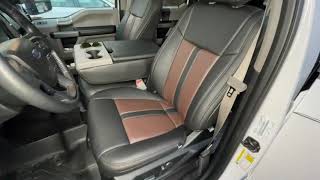 Katzkin Black amp Brown Leather Seats in a 2017 Ford F150 f150 [upl. by Amrac]