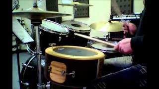 Drum Lesson 56  Gospel Chops Kick Floor Snare ThreePiece 32nd Note Linear Fill [upl. by Lauryn]