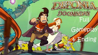 Deponia Doomsday  Full Gameplay Walkthrough amp Ending [upl. by Aikehs]