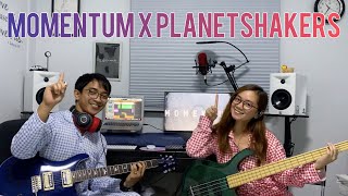 Momentum  Planetshakers x Couple Guitar and Bass Cover [upl. by Clausen]