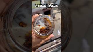 DIY BODY SCRUB ✨🛀 bodycare skincaretips tips hacks ashortaday [upl. by Thatcher]