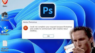 Fix  Photoshop Error Could Not Complete Your Request Because Photoshop Was Unable to Communicate [upl. by Elocon599]