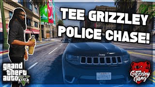 Tee Grizzley Slidin In My Trackhawk Ends In Epic Police Chase  GTA 5 RP  Grizzley World RP [upl. by Luapnoj754]