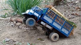 RC IFA control mountain road wood transport front loader [upl. by Anallese165]