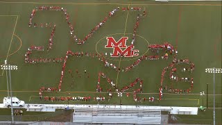 Friday Flyover Mother McAuley formation 2 [upl. by Nitsej821]