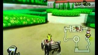 Mario Kart Wii  DS Peach Gardens [upl. by Aicineohp]