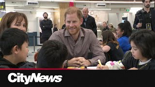 Prince Harry encourages students to embrace Invictus Games [upl. by Nelyk]