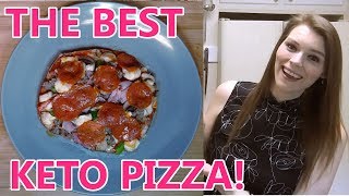 The BEST Low Carb Keto PIZZA [upl. by Sadonia]