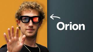 Exclusive We tried Metas AR glasses with Mark Zuckerberg [upl. by Dalohcin]