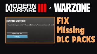 How to Fix Warzone Season 6 DLC packs not installing [upl. by Cochran]