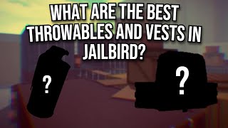 What are the BEST Throwables and Vests  Jailbird Remastered Roblox [upl. by Darryn458]