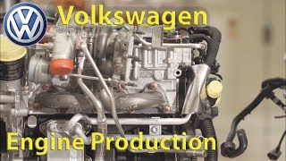 Volkswagen TSI Engine Production Chemnitz Germany VW Factory Engine Assembly [upl. by Adnorhs29]