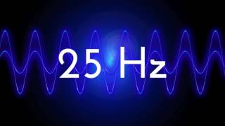 25 hz clean sine wave BASS TEST TONE frequency [upl. by Garrek]