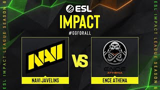 NAVI Javelins проти ENCE Athena  ESL Impact League S6  EU [upl. by Cini]