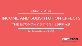 Video tutorial Income and substitution effects [upl. by Tobi]