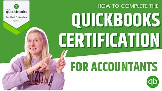 How to complete the QuickBooks certification for accountants [upl. by Elga]