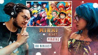 REACT  Chapéus de Palha VS Ninjas de Konoha  Batalha de Mestres Prod Micael [upl. by Ojeitak]