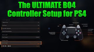 The ULTIMATE Black Ops 4 Controller Setup for PS4 DualShock 4 [upl. by Harrow]