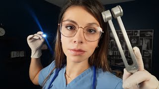 ASMR Ear Exam amp Cleaning in the ER Cranial Nerves Sprays amp Mists [upl. by Cantlon974]