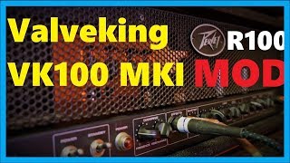 Peavey Valveking VK100 head with R100 mod  This amp rocks [upl. by Anahsek]