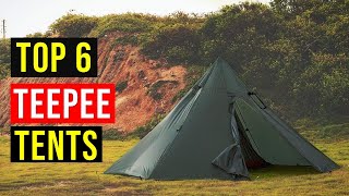 ✅Best Teepee Tents for Camping  Top 6 Best Teepee Tents Reviews in 2022  Best Cheapest Teepee Tent [upl. by Marc]