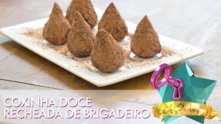 Como fazer Coxinha doce recheada com brigadeiro  Segredinhos 89 [upl. by Maureene]