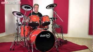 DrumTec ProSerie Padset im Test auf musikmachende [upl. by Enimzzaj]